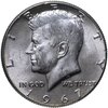 США 50 центов (1/2 доллара, half dollar) 1967  Kennedy Half Dollar (Кеннеди), Аукцион: Monetnik за 1 950 