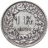Швейцария 1 франк (franc) 1875-1963, случайная дата, Аукцион: Monetnik за 660 