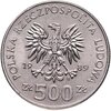 Польша 500 злотых (zlotych) 1989 "Польские правители - Король Владислав II Ягелло", Аукцион: Monetnik за 370 RUB