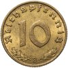 Германия, Третий рейх 10 рейхспфеннигов (reichspfennig) 1939, знак монетного двора "B" - Вена, Аукцион: Monetnik за 872 