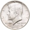 США 50 центов (1/2 доллара, half dollar) 1964 D Kennedy Half Dollar (Кеннеди) знак монетного двора "D" - Денвер, Аукцион: Monetnik за 2 950 