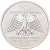 Германия 10 марок 1995 "150 лет со дня рождения Вильгельма Конрада Рентгена", Аукцион: Monetnik за 2 354 RUB