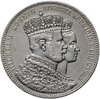 Пруссия 1 союзный талер (vereinstaler) 1861  Коронация Вильгельма I и Августы, Аукцион: Monetnik за 9 400 RUB
