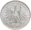 Германия 5 марок (deutsche mark) 1966 "250 лет со дня смерти Готфрида Вильгельма Лейбница", Аукцион: Monetnik за 1 716 