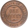 Австралия 1 пенни (penny) 1927, Аукцион: Monetnik за 294 RUB