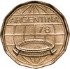 Аргентина 100 песо 1978 "Чемпионат мира по футболу 1978 года", Аукцион: Monetnik за 345 