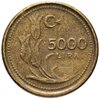 Турция 5000 лир (lira) 1995-2001, случайная дата, Аукцион: Monetnik за 89 