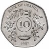 Уганда 10 шиллингов (shillings) 1987, Аукцион: Monetnik за 175 