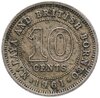 Малайя и Британское Борнео 10 центов (cents) 1961 Без отметки монетного двора, Аукцион: Monetnik за 270 