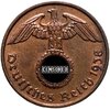 Германия (Третий рейх) 2 рейхспфеннига (reichspfennig) 1938, знак монетного двора: "A" - Берлин, Аукцион: Monetnik за 650 