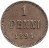 1 пенни 1894, монета для Финляндии, Аукцион: Monetnik за 850 