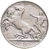 Италия 10 лир (lire) 1927, Аукцион: Monetnik за 2 213 RUB