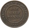 Австралия 1/2 пенни (penny) 1916, Аукцион: Monetnik за 291 RUB