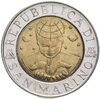 Сан-Марино 500 лир 1999 "Исследование космоса", Аукцион: Monetnik за 490 RUB