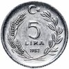 Турция 5 лир (lira) 1982, Аукцион: Monetnik за 89 