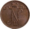 1 пенни (penny) 1908, монета для Финляндии, Аукцион: Monetnik за 1 190 