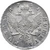 1 рубль 1751 СПБ   без знака минцмейстера, Аукцион: Monetnik за 60 324 RUB