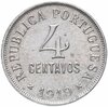 Португалия 4 сентаво (centavos) 1919, Аукцион: Monetnik за 653 