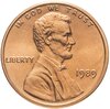 США 1 цент (cent) 1989 "Lincoln Cent" (наборная), Аукцион: Monetnik за 95 RUB