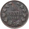 10 пенни (pennia) 1907, Аукцион: Monetnik за 590 RUB