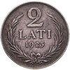Латвия 2 лата (lati) 1925, Аукцион: Monetnik за 1 650 RUB