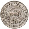 Британская Восточная Африка 50 центов (cents) 1922, Аукцион: Monetnik за 810 