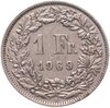 Швейцария 1 франк (franc) 1969, Аукцион: Monetnik за 400 RUB