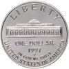 США 1 dollar (доллар) 1997 "175 лет Ботаническому саду США в Вашингтоне" в футляре с сертификатом, Аукцион: Monetnik за 4 542 RUB