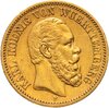 Германская империя (Вюртемберг) 20 марок (mark) 1872, Аукцион: Monetnik за 66 827 RUB