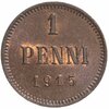 1 пенни (penni) 1915 Российская Финляндия, Аукцион: Monetnik за 357 