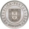 Португалия 100 эскудо 1990 "350 лет со дня восстановления португальской независимости", Аукцион: Monetnik за 413 RUB