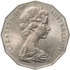Австралия 50 центов (cents) 1977 "25-я годовщина вступления на престол королевы Елизаветы II", Аукцион: Monetnik за 480 RUB