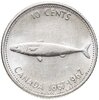 Канада 10 центов (cents) 1967 "100 лет Конфедерации Канада", Аукцион: Monetnik за 1 100 