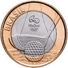 Бразилия 1 real (реал) 2014 "XXXI летние Олимпийские Игры, Рио-де-Жанейро 2016 golf (гольф)", Аукцион: Monetnik за 280 RUB