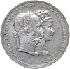 Австрия 2 гульдена - 2 флорина (gulden, florin) 1879  серебряная свадьба Франца-Иосифа и Елизаветы Баварской, Аукцион: Monetnik за 22 332 RUB