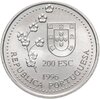 Португалия 200 эскудо (escudos) 1996 "Путешествие на Тайвань в 1582 году", Аукцион: Monetnik за 690 