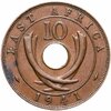 Британская Восточная Африка 10 центов (cents) 1941, Аукцион: Monetnik за 460 