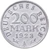 Германия 200 марок 1923 "A", Аукцион: Monetnik за 180 