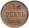 1 пенни 1899, монета для Финляндии, Аукцион: Monetnik за 2 350 RUB