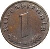 Германия (Третий Рейх) 1 рейхспфенниг 1937 "А", Аукцион: Monetnik за 825 RUB
