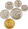 Набор 1967 "50 лет Октябрьской Революции" (5 монет с жетоном), Аукцион: Monetnik за 3 990 