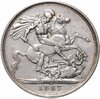 Великобритания 1 крона (crown) 1887, Аукцион: Monetnik за 16 000 