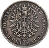 Германия (Империя, Бавария) 5 марок (mark) 1876, Аукцион: Monetnik за 4 060 RUB