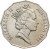 Австралия 50 центов (cents) 1995 "50 лет со дня окончания Второй Мировой войны", Аукцион: Monetnik за 890 