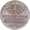 Германия (ФРГ) 5 марок 1979   "100 лет со дня рождения Отто Гана", Аукцион: Monetnik за 712 
