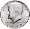 США 50 центов (1/2 доллара, half dollar) 1967  Kennedy Half Dollar (Кеннеди), Аукцион: Monetnik за 1 750 