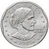 США 1 доллар (dollar) 1999 P доллар Сьюзен Энтони знак монетного двора "P" - Филадельфия, Аукцион: Monetnik за 500 