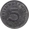 Германия, Третий рейх 5 рейхспфеннигов (reichspfennig) 1942, знак монетного двора: "B" - Вена, Аукцион: Monetnik за 195 RUB