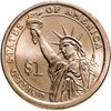 США 1 dollar (доллар) 2009 "Уильям Гаррисон (9-й президент США)" знак монетного двора "P" - Филадельфия, Аукцион: Monetnik за 465 