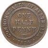 Австралия 1/2 пенни (penny) 1914 Без отметки монетного двора, Аукцион: Monetnik за 608 